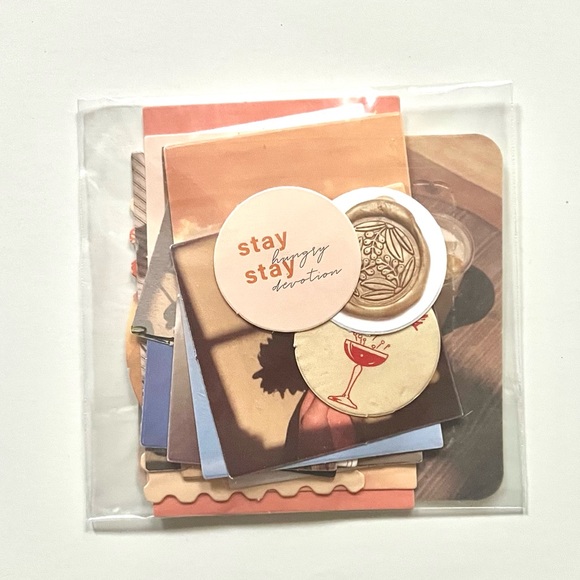 🏷️ aesthetic sunset clouds paper coated cards & frames scrapbooking - Picture 6 of 11